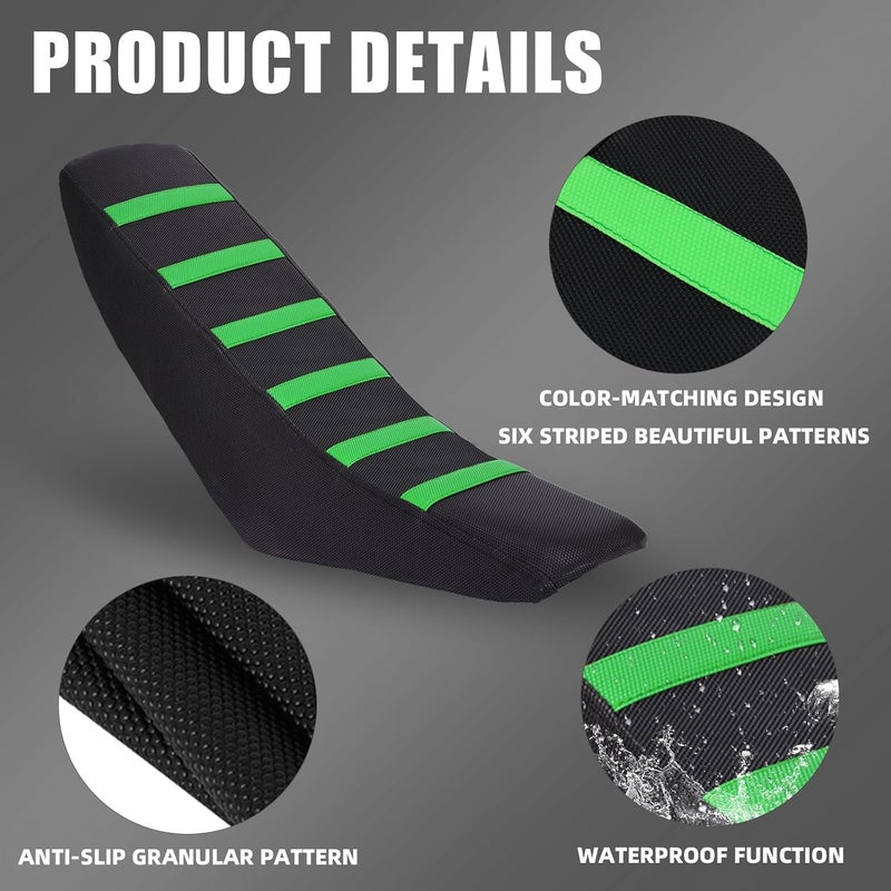 BAOUFF Seat Cover for Tutti,Waterproof Non-Slip Cushion Cover for Tuttio Electric Dirt Bike Soleil01 and Ebike ICT-Green - Image 4